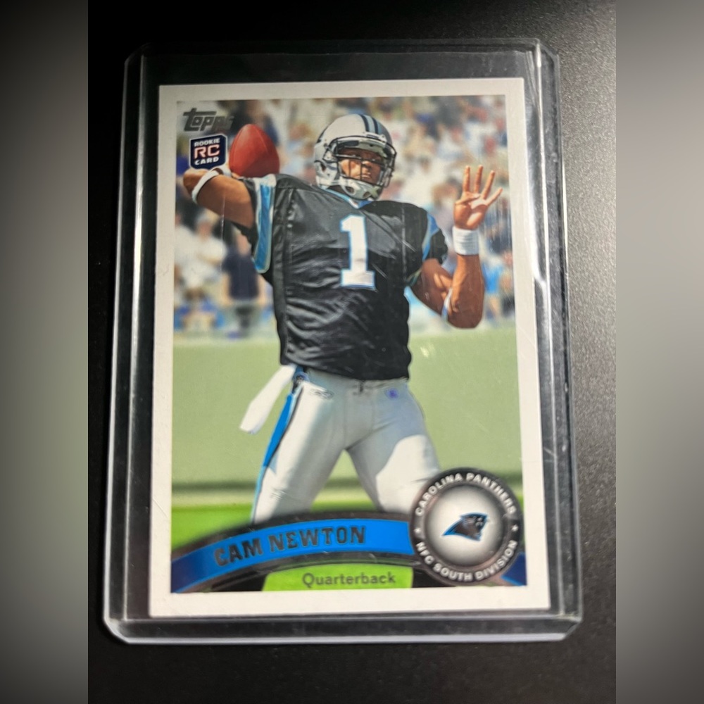 2011 TOPPS CAM NEWTON RC ROOKIE CARD